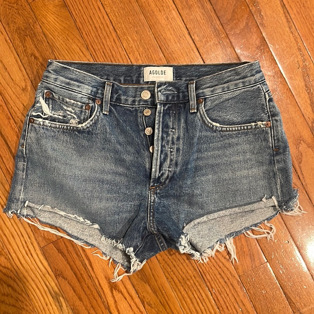 Agolde size 26 jean shorts; Parker shorts hot off the press everyone!